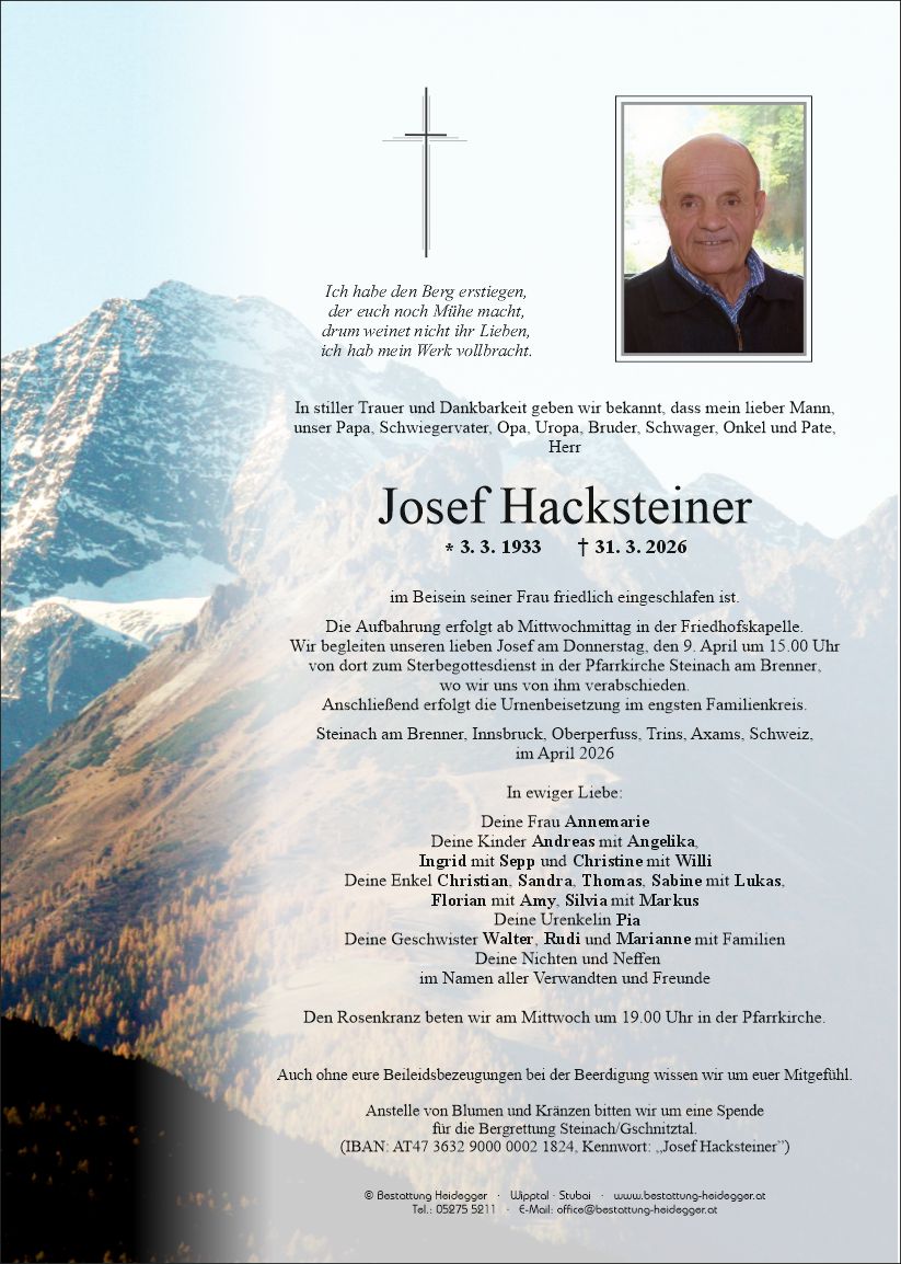 Josef Hacksteiner
